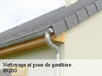 Nettoyage et pose de gouttière 89200