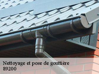 Nettoyage et pose de gouttière 89200