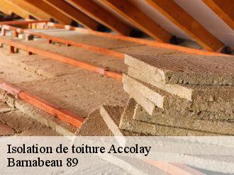 Isolation de toiture  accolay-89460 Barnabeau 89