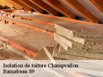 Isolation de toiture  champvallon-89710 Barnabeau 89